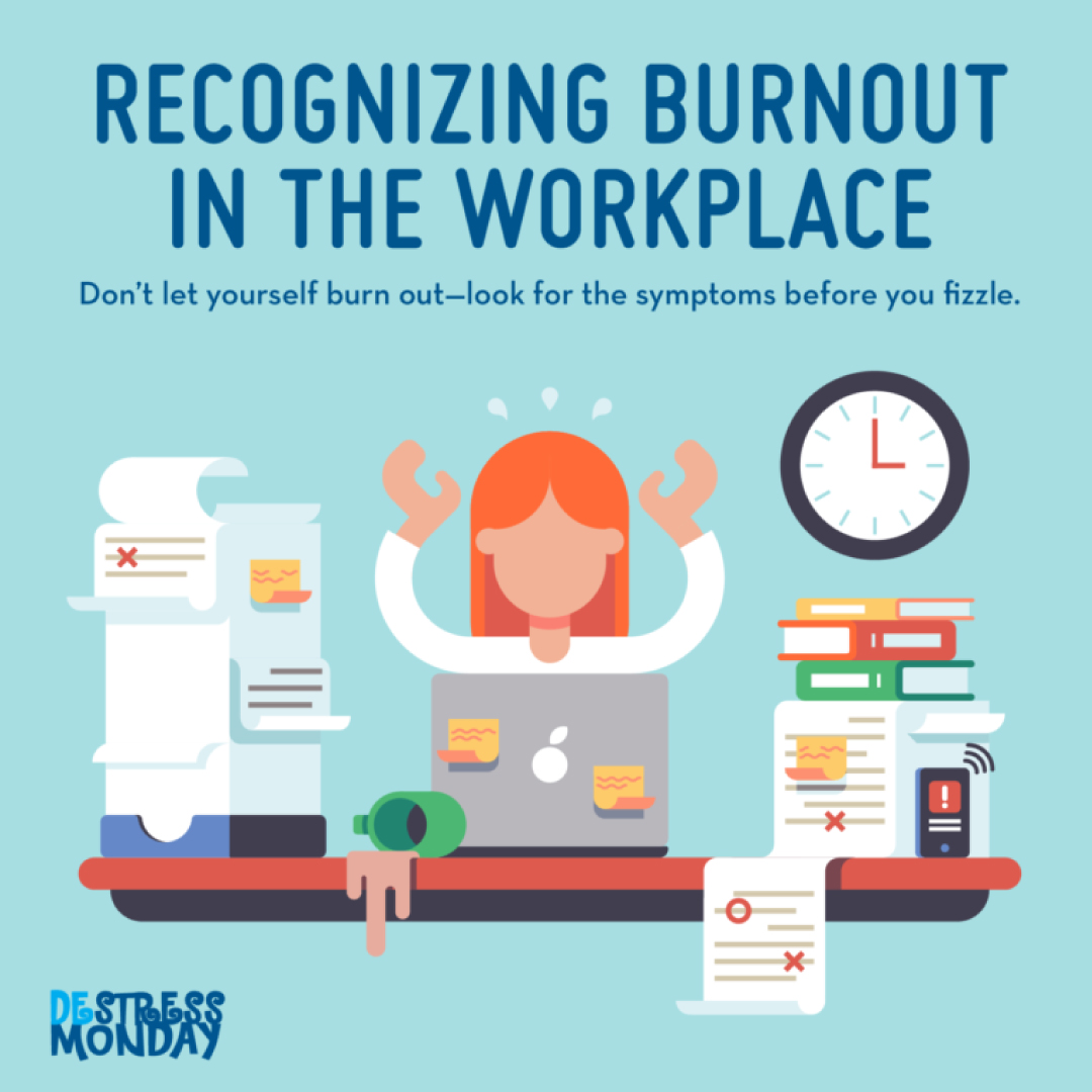 workplace burnout destress monday baltimore health care