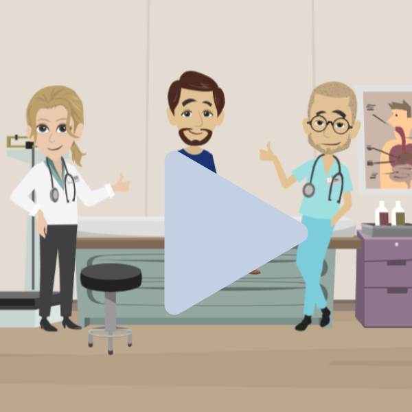graphic of Dr. Connor, Dan M., and Dustin